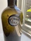 Embossed Applied Seal   eman Coll   Black Glass Pontiled