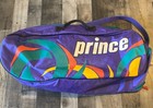 Vintage Tennis Bag Prince Purple Teal Strap Ball Racquet Y2k Large Gym Pickle 