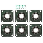 Self Alignment 6 Pcs Ucf211-32 Pillow Block Bearing With 2  Bore Solid Base