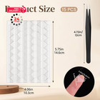 1530 Pcs Photo Corner Stickers  Clear Mounting Corners White
