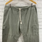 Ellwood Cargo Pants Mens Sz Xxl Green Drawstring Pants 