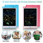 12  Lcd Writing Tablet Electronic Drawing Notepad Doodle Board Kids Gift Office
