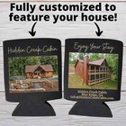 Custom Rental House Can Coolers  Rental Property Beer Coolies  Gift For Guests
