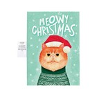 Endless Meowy Christmas With Glitter Endless Meow Christmas Voice Greeting Card