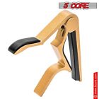 5core Capo Acoustic Electric Guitar 6 String Kapo Clip - Banjo Mandolin Ukulele