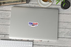 Trump 2024 Sticker     Patriotic American Flag Design Vinyl Decal For Supporters
