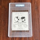 Richard Nixon   Psa dna   Autograph Apollo 11 Souvenir Earth Plaque Signed