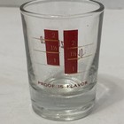 Vintage  Old Fitzgerald Kentucky Bourbon 2 Ounce Shot Glass    proof Is Flavor   