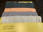 Nwt All In Motion Mesh Panel Boxer Brief 4pk Youth Medium  8 
