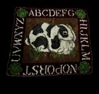 Punch Needle Rug Hooked Wall Hanging Complete Rabbit Alphabet Nursery 40   x36   