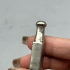 White Copper Smoking Mouthpiece Handmade Vintage Collectible Pipe Tip Small Size
