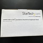 Startech Satdock22re Standalone Hard Drive Duplicator Dock Cables  Cords  Manual