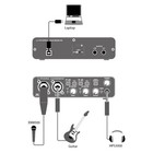 2x2 Usb Audio Interface  24bit 192 Khz  Midas Preamps For Recording