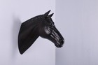 Dark Brown Horse Head Resin Statue Farm Rustic Countryside Decor Display Prop
