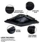 Kashmir Money Bag With Lock 11x6     Smell Proof Waterproof Cash Pouch For Travel