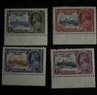 Gilbert Ellice Islands 1935 Silver Jubilee Stamp Set Sg36-39 Mint Margin Mounted