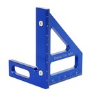 Imperial 3d Multi-angle Measuring Ruler 45 90 Degree Aluminum Alloy Woodworking
