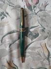 Waterman Expert Green Marble Metal Ball Point Pen France Made 