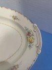 Vintage Sts Japan Hand Painted Oval Serving Platter Pink Rose Flower Sprays