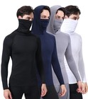 Men Hoodie Long Sleeve T-shirts  Upf 50  Sun Protection Hooded