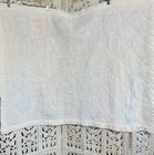 Handmade Vtg Baby Blanket Crib Quilt Alphabet Primary Colors Cotton Polyester