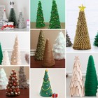 12pcs Small Cones Amosfun Cones Small Cones Christmas Foam Crafts For Kids