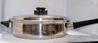 Vtg Healthcraft 11  Frying Pan Long Handle 5-ply Nicromium Surgical Stainless A 