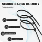 600 Cable Zip Ties Wire Multi-purpose Nylon Assorted Sizes 4 6 8 10 12-inch 
