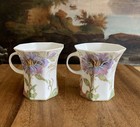  2  Rozenburg Eggshell Porcelain Cups The Hague Antique 1895-1900 Schellink