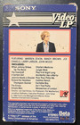 Warren Zevon Betamax Tape Sony Music 1982 Video Lp