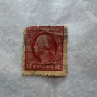United States George Washington 2 Cent Red Used Postage Stamp Cancel