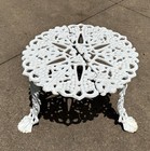 Antique Vintage Victorian Grape Vine Cast Iron Patio Table Grapes   Leaf Garden