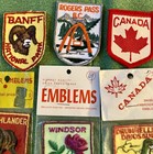 Vintage Lot Of 8 Travel Embroidered Patches Canada Some Nos 