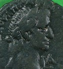 Roman Provincial Ar25 Tetradrachm Coin Of Galba Alexandria Kratesis  0961