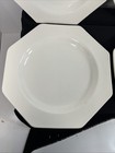 Set Of 4 Vintage J And G Meakin Liberty Ironstone Octagonal Plate White England