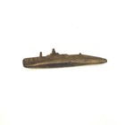 Antique 1921 Wwi German Ub-88 U-boat Salvaged Bronze Mini Submarine Rare