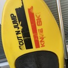 Cut  n Jump Knee Ski Vintage Retro Rare Yellow Knee Board Kneeboard   Paddle