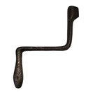 Vintage Cast Iron Steel Metal Antique Primitive Wood Stove Triangle Crank Handle