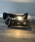 Vintage Singer Model 66 Sewing Machine Table Lamp Industrial Decor Working Light