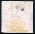 Natal 1857 Scott  1 Gibbons  2 3p Embossed On Rose Paper W  Oval Postmark Scarce