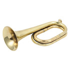Bugle   Vintage Military Brass Instrument