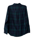 Old Navy Women s Flannel The Classic Shirt Size Xl Green Plaid Cotton Nwt