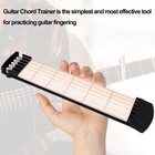 Guitar Practice Tool 6 Strings 6 Fret Portable Guitar Chord For Beginner Trai   