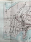 1871 Antique Map Of Part Of Nipon Island Japan Silk District