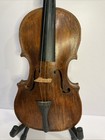 Antique Old Violin Joseph Guarnerius Labeled S  Theresiae Flamed Back For Repair