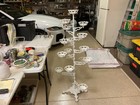 Antique Victorian Cast-iron Plant Stand 53    Tall-note Shipping Reimbursement