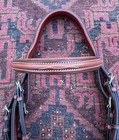 Size 3 Antares Sellier Fancy Stitch Double Bridle-rare Brown Leather  Gorgeous