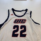 Game Worn Used Jersey Uic Flames Illinois Chicago  Xl  22 Larsson