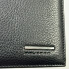 Piquadro Address Book Phone Directory Black Pebbled Approximately 8 5    X 6   