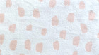 Pottery Barn Modern Baby Organic Flannel Crib Fitted Sheet Brushstroke Dot Pink